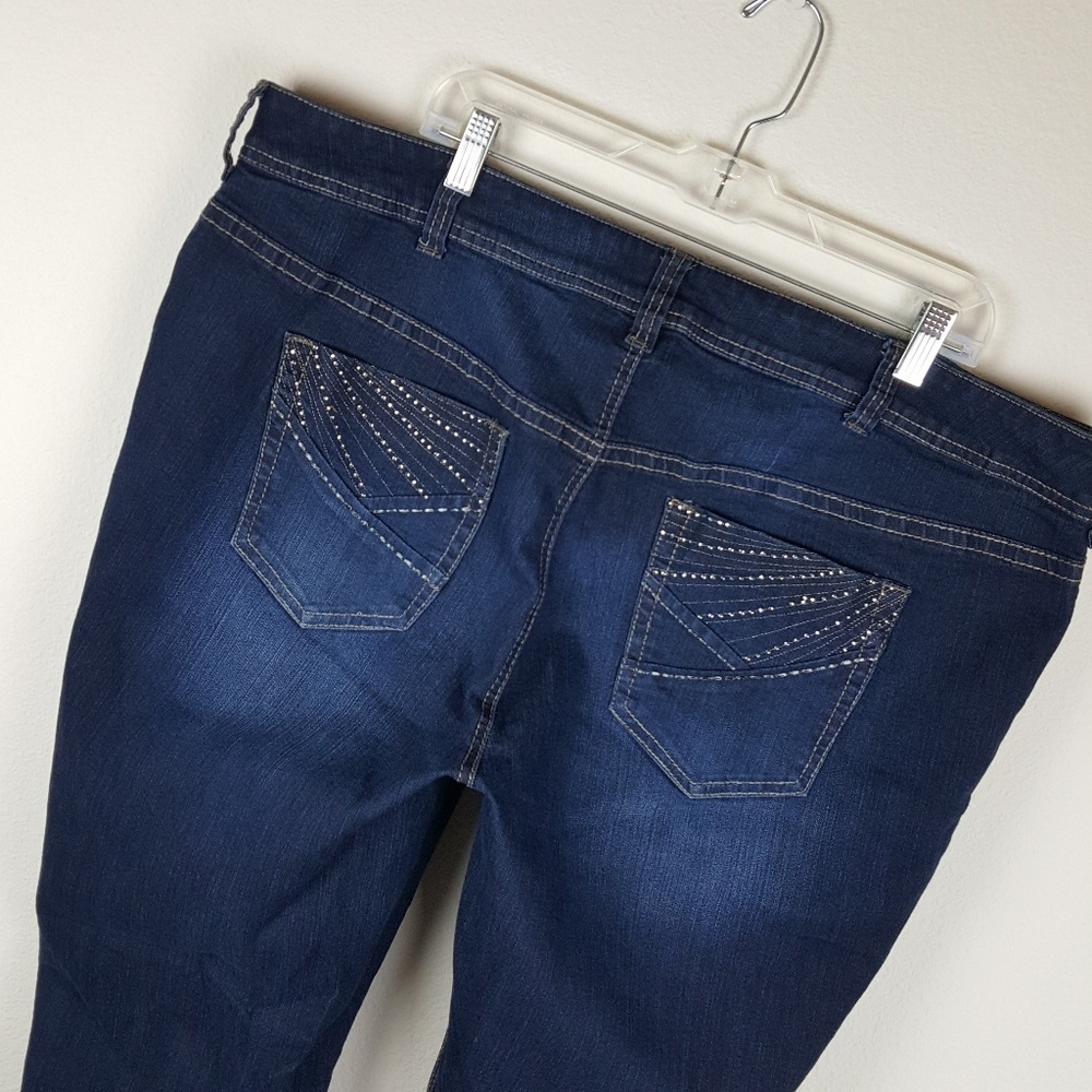 Lane Bryant Darkwashed Denim Jeans